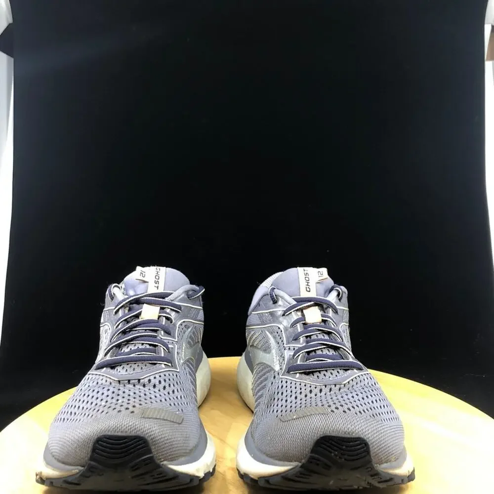 Brooks Womens Ghost 12 1203051B086 Gray Running Shoes Lace Up Low Top Sz 10.5 B - Picture 3 of 10